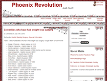 Tablet Screenshot of phoenixrevolution.net